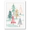 8&#x22; x 10&#x22; Christmas Trees I by Pi Holiday Black Framed Print Wall Art - Americanflat - Americanflat